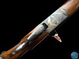 NIB MERKEL 140A-EY LUX 500 NITRO DOUBLE RIFLE - RARE CASE COLOR ACTION - FACTORY TARGET - 13 of 20