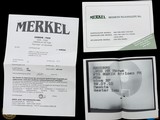 NIB MERKEL 140A-EY LUX 500 NITRO DOUBLE RIFLE - RARE CASE COLOR ACTION - FACTORY TARGET - 19 of 20