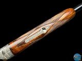 DELUXE PERUGINI & VISINI MAESTRO 12 GA O/U DETACHABLE TRIGGER GROUP - P. PARRAVICINI ENGRAVED - RELIEF SCROLL W/ GAME BIRDS - 7 of 20