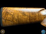 DELUXE PERUGINI & VISINI MAESTRO 12 GA O/U DETACHABLE TRIGGER GROUP - P. PARRAVICINI ENGRAVED - RELIEF SCROLL W/ GAME BIRDS - 13 of 20