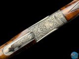 DELUXE PERUGINI & VISINI MAESTRO 12 GA O/U DETACHABLE TRIGGER GROUP - P. PARRAVICINI ENGRAVED - RELIEF SCROLL W/ GAME BIRDS - 11 of 20