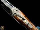 DELUXE PERUGINI & VISINI MAESTRO 12 GA O/U DETACHABLE TRIGGER GROUP - P. PARRAVICINI ENGRAVED - RELIEF SCROLL W/ GAME BIRDS - 10 of 20