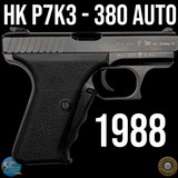 MINT HECKLER & KOCH HK P7K3 380 AUTO - MFG 1988