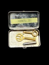 HAMMERLI 125 YEAR COMMEMORATIVE - HAND ENGRAVED - #192 0F 1000 SPECIAL EDITION - LEATHER PRESENTATION CASE - NEW! - 13 of 14