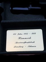 HAMMERLI 125 YEAR COMMEMORATIVE - HAND ENGRAVED - #192 0F 1000 SPECIAL EDITION - LEATHER PRESENTATION CASE - NEW! - 3 of 14