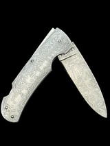 JAMES PURDEY - LONDON - HAND-FORGED
DAMASCUS FOLDING KNIFE - AS NEW - PERFECT GIFT - 2 of 14