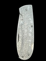 JAMES PURDEY - LONDON - HAND-FORGED
DAMASCUS FOLDING KNIFE - AS NEW - PERFECT GIFT - 4 of 14
