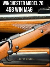 WINCHESTER - MODEL 70 SUPERGRADE - 458 WIN MAG - AFRICA READY!
