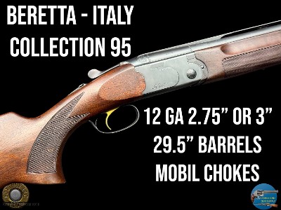 BERETTA COLLECTION 95 SPORTING 12 GA O/U - 29.5" - MOBIL CHOKE -1995