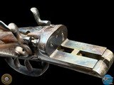 DAINTY MIDLAND GUN CO ENGLAND - 410 HAMMER SxS - 4 LB GUN - CASED - 19 of 20