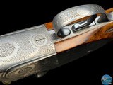 DELUXE BERETTA S3 EELL 12 GA SIDELOCK O/U -R. GOLINI ROSE & SCROLL ENGRAVED - 13 of 20