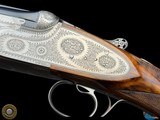 DELUXE BERETTA S3 EELL 12 GA SIDELOCK O/U -R. GOLINI ROSE & SCROLL ENGRAVED - 20 of 20