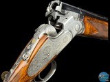 DELUXE BERETTA S3 EELL 12 GA SIDELOCK O/U -R. GOLINI ROSE & SCROLL ENGRAVED - 6 of 20
