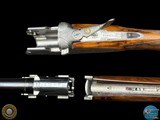 DELUXE BERETTA S3 EELL 12 GA SIDELOCK O/U -R. GOLINI ROSE & SCROLL ENGRAVED - 15 of 20