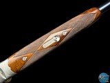 DELUXE BERETTA S3 EELL 12 GA SIDELOCK O/U -R. GOLINI ROSE & SCROLL ENGRAVED - 12 of 20