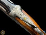 DELUXE BERETTA S3 EELL 12 GA SIDELOCK O/U -R. GOLINI ROSE & SCROLL ENGRAVED - 19 of 20