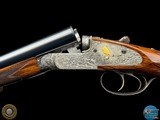 DELUXE WESTLEY RICHARDS SIDELOCK 20 BORE - K. THOMAS GOLD ENGRAVED - CASED - 2 of 20