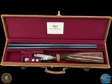 DELUXE WESTLEY RICHARDS SIDELOCK 20 BORE - K. THOMAS GOLD ENGRAVED - CASED - 20 of 20