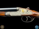 DELUXE WESTLEY RICHARDS SIDELOCK 20 BORE - K. THOMAS GOLD ENGRAVED - CASED - 5 of 20