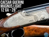 CAESAR GUERINI MAGNUS LIGHT FIELD - 12 GA 28" - GAME SCENE ENGRAVED - 1 of 20