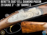 BERETTA S687 EELL DIAMOND PIGEON - 20 GA 3" - 28" MOBIL CHOKE - 1997 - 1 of 20