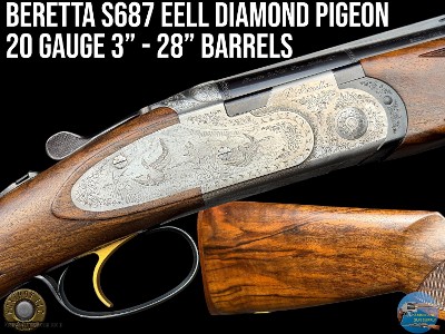 BERETTA S687 EELL DIAMOND PIGEON - 20 GA 3" - 28" MOBIL CHOKE - 1997