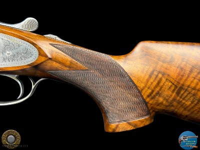 BERETTA SO6 12 GA O/U - ROSE & SCROLL ENGRAVED - CASED W/ ACC. - Image 4 of 20