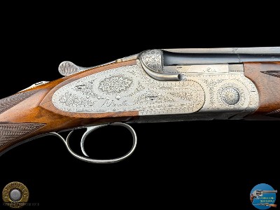 BERETTA SO6 12 GA O/U - ROSE & SCROLL ENGRAVED - CASED W/ ACC. - Image 15 of 20