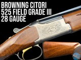 BROWNING CITORI 525 FIELD GRADE III - 28 GAUGE - 28" - INVECTOR - 2010 - 1 of 20