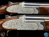 DESIABLE PAIR PERAZZI SCO/C 20 GAUGE - ENGRAVING NO. 335 - CASED - 30" BARRELS - 5 of 20