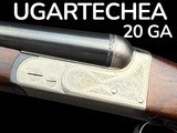 NICE - UGARTECHEA - 20GA - EJECTORS - ENGRAVED -SPANISH BIRD GUN - LIGHTWEIGHT - 1 of 16
