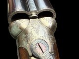 FREDERICK BEESLEY - 28GA -
ENGRAVED GAME GUN - LONDON - CASED - 15