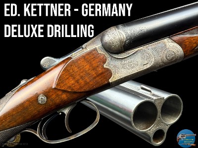 ED. KETTNER GERMANY - DELUXE DRILLING - 12 X 12 X 9X57 - ALL OF THE FEATURES