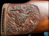 STEYR MANNLICHER FACTORY ENGRAVED 9.3X62 - SALESMAN SAMPLE - CARVED STOCK - 4 of 20