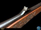 STEYR MANNLICHER FACTORY ENGRAVED 9.3X62 - SALESMAN SAMPLE - CARVED STOCK - 7 of 20