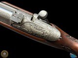 STEYR MANNLICHER FACTORY ENGRAVED 9.3X62 - SALESMAN SAMPLE - CARVED STOCK - 9 of 20