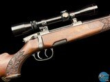 STEYR MANNLICHER FACTORY ENGRAVED 9.3X62 - SALESMAN SAMPLE - CARVED STOCK - 19 of 20