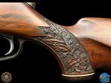 STEYR MANNLICHER FACTORY ENGRAVED 9.3X62 - SALESMAN SAMPLE - CARVED STOCK - 2 of 20