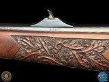 STEYR MANNLICHER FACTORY ENGRAVED 9.3X62 - SALESMAN SAMPLE - CARVED STOCK - 6 of 20