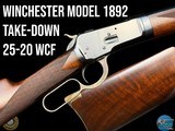 WINCHESTER MODEL 1892 TAKEDOWN - BEAUTIFULLY RESTORED - 25-20 WCF - 1909