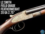 LC SMITH FIELD GRADE FEATHERWEIGHT 20 GA 2.75" CHAMBERS - 28" - 1923 - 1 of 20