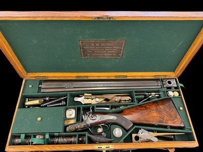 WW GREENER | 8 BORE | DOUBLE RIFLE | CASED WITH ACCESSORIES | ULTIMATE STOPPING RIFLE