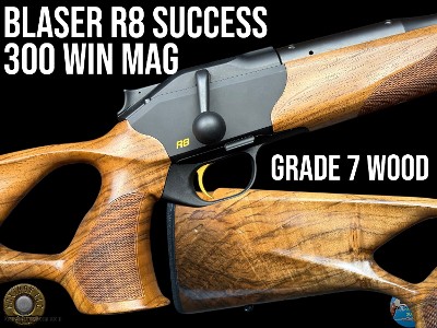 BLASER R8 SUCCESS - GRADE 7 WOOD RH THUMBHOLE STOCK - 300 WIN MAG