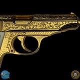 BEAUTIFUL GOLD PLATED & FULLY ENGRAVED WALTHER PP - 380 AUTO - GERMANY 1967 - 9 of 13