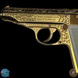 BEAUTIFUL GOLD PLATED & FULLY ENGRAVED WALTHER PP - 380 AUTO - GERMANY 1967 - 13 of 13