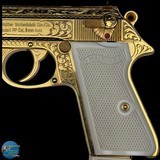 BEAUTIFUL GOLD PLATED & FULLY ENGRAVED WALTHER PP - 380 AUTO - GERMANY 1967 - 11 of 13