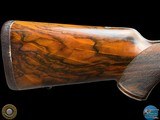 GRAVEX 450 NE DELUXE DOUBLE RIFLE - BOLSTERED H&H SIDELOCK ACTION - BULINO GAME SCENE AND SCROLL - 14 of 20