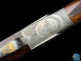 GRAVEX 450 NE DELUXE DOUBLE RIFLE - BOLSTERED H&H SIDELOCK ACTION - BULINO GAME SCENE AND SCROLL - 11 of 20