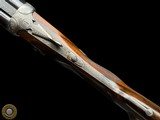 GRAVEX 450 NE DELUXE DOUBLE RIFLE - BOLSTERED H&H SIDELOCK ACTION - BULINO GAME SCENE AND SCROLL - 9 of 20