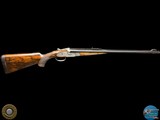 GRAVEX 450 NE DELUXE DOUBLE RIFLE - BOLSTERED H&H SIDELOCK ACTION - BULINO GAME SCENE AND SCROLL - 17 of 20